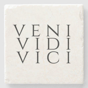 Veni Vidi Vici Stone Coaster