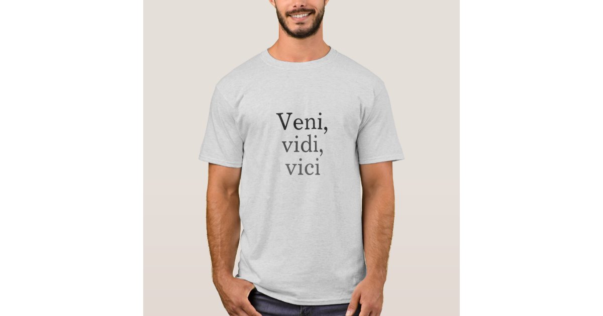 Latin Quote - Veni, Vidi, Vici Premium T-Shirt