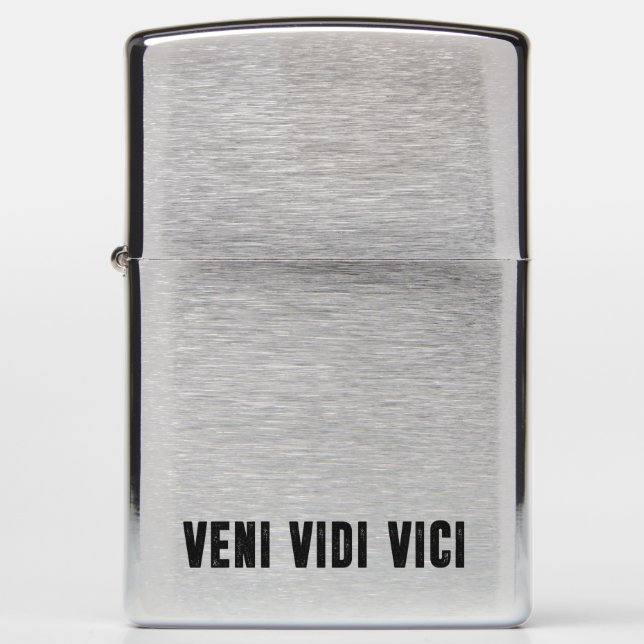 Veni vidi vici zippo lighter (Front)