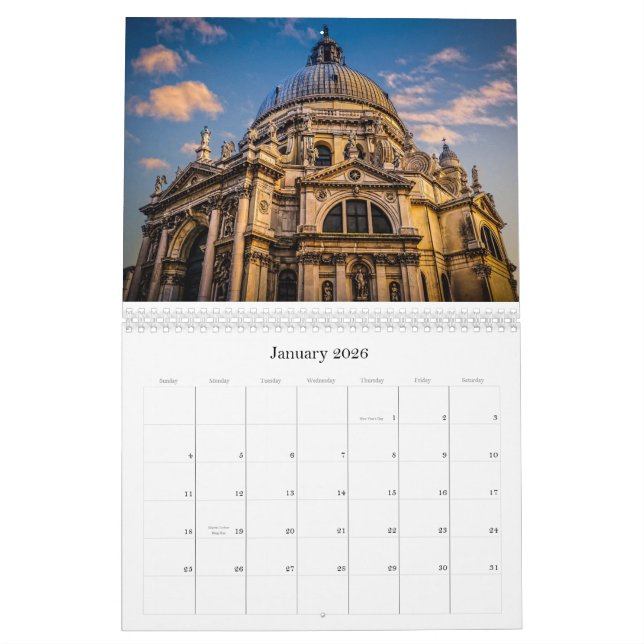 Venice 2014 Calendar (Jan 2026)
