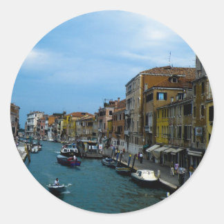 Venice 2 classic round sticker