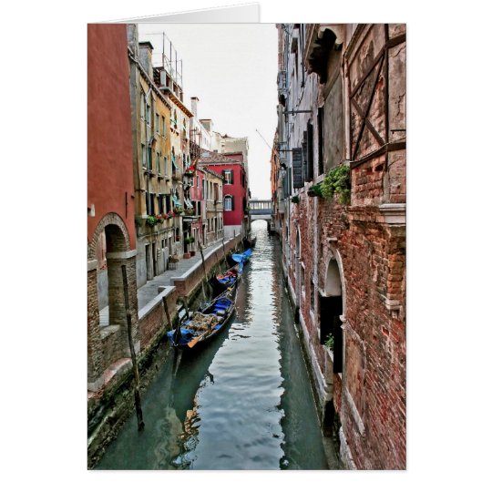 Venice Alleyway Card