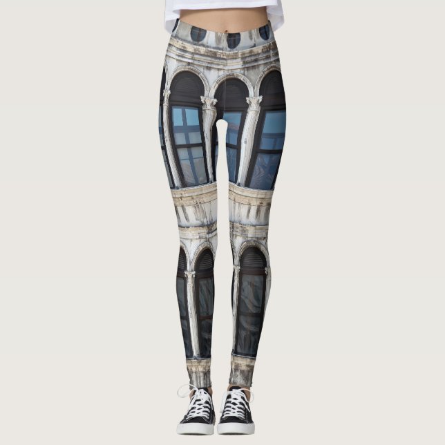 Venice Arch Windows: St Mark's View Leggings (Front)