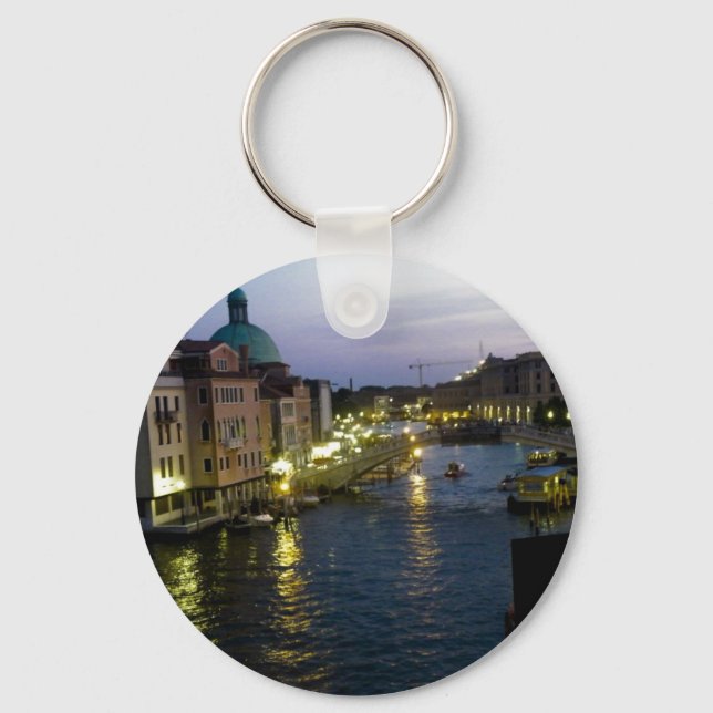 Venice at night keychain (Front)
