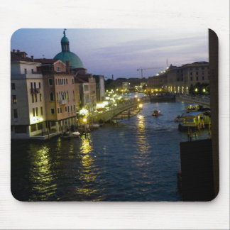 Venice at night mouse pad