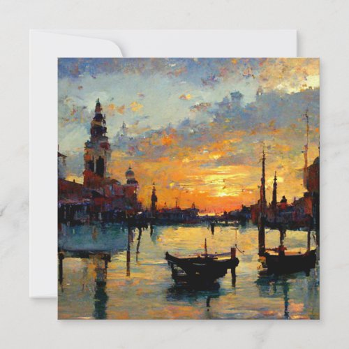 Venice at sunset 