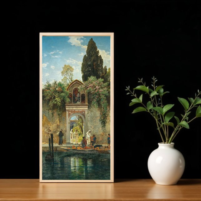 Venice, at the gate of the monastery San Lazzaro Poster (Creator Uploaded)