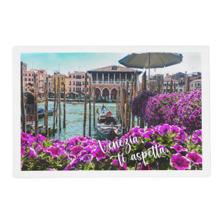  Venice awaits you! Gondola, Venezia. Italy,  Placemat