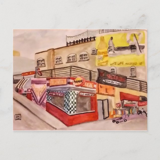 Venice Beach Boardwalk Postcard (Front)