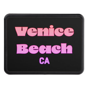 Venice Beach CA pink Hitch Cover