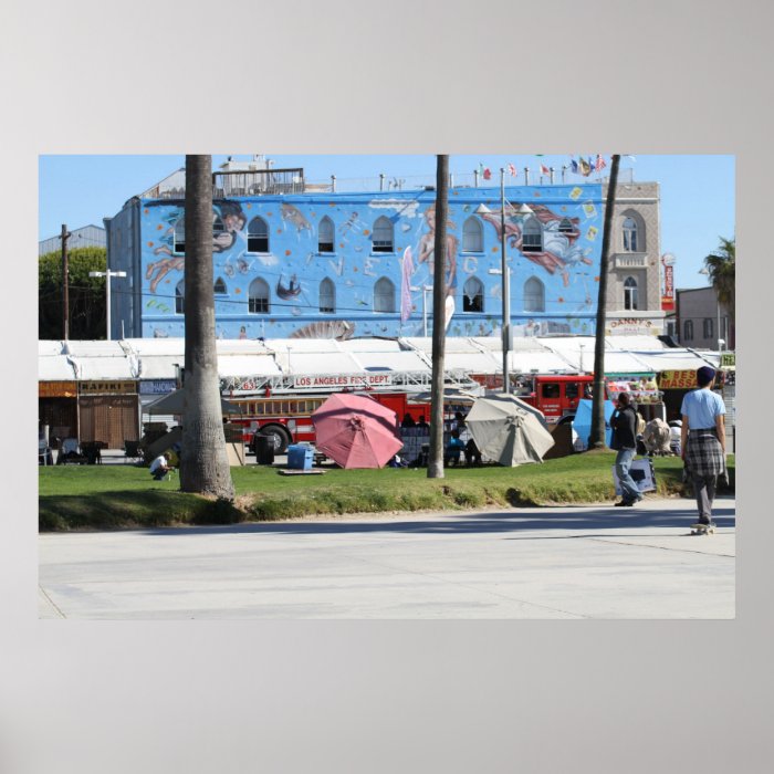 Venice Beach  Ca Poster