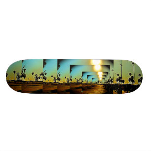Venice Beach CA Sunset Skateboard Deck