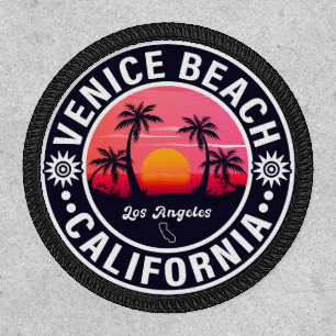 Venice Beach California Retro Sunset Souvenirs 60s Patch