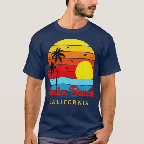 Venice Beach California Retro Vintage  T_Shirt