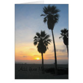 Venice Beach California Sunset (Front)
