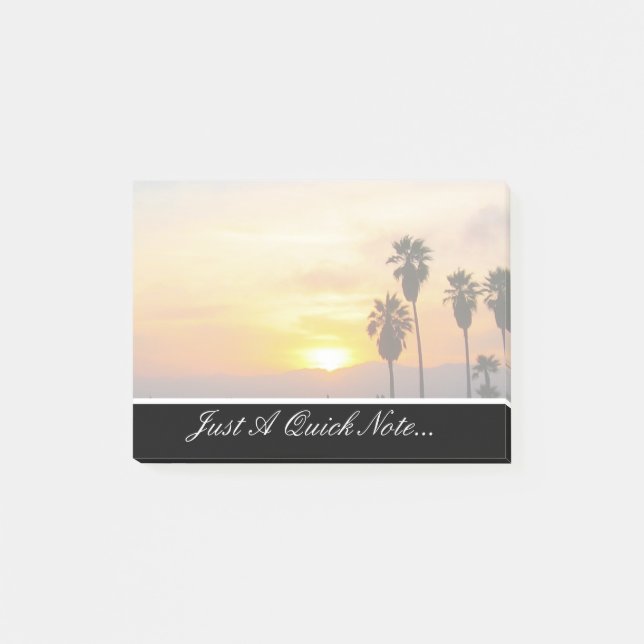 Venice Beach California Sunset Notes (Front)