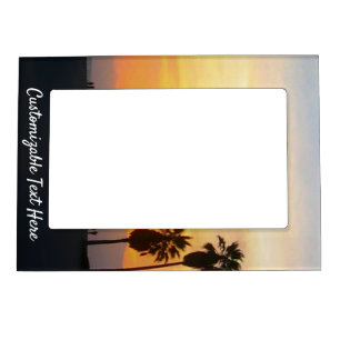 Venice Beach California Sunset Souvenir Kitchen To Magnetic Frame
