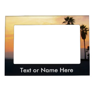 Venice Beach California Sunset Souvenir Magnetic Photo Frame