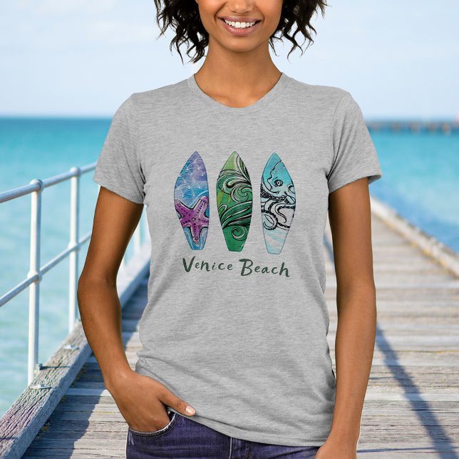 Venice Beach California Surfboards T-Shirt (Creator Uploaded)