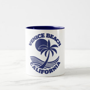 Venice Beach California Two-Tone Coffee Mug