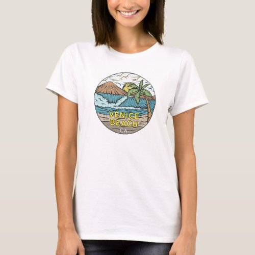 Venice Beach California Vintage T_Shirt