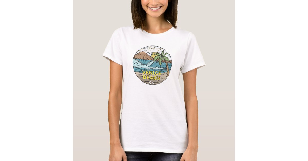 Venice Beach California Vintage T-Shirt | Zazzle