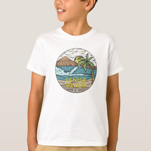 Venice Beach California Vintage T_Shirt