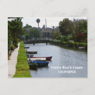 Venice Beach Canals Postcard! Postcard