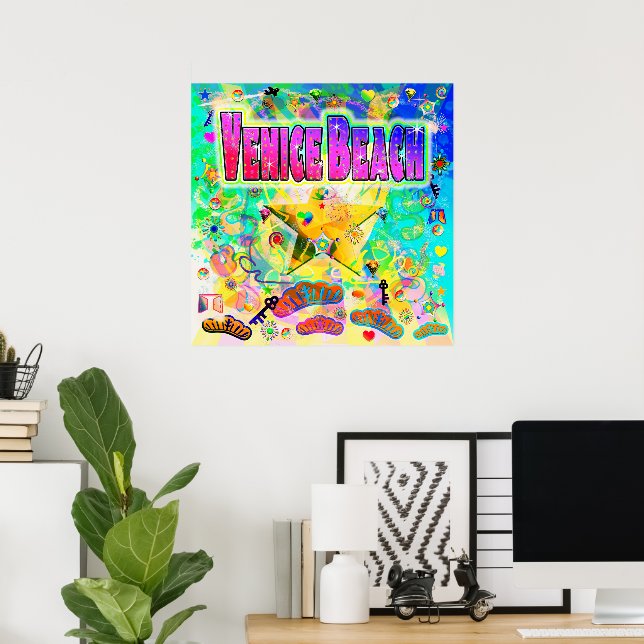 Venice Beach Epoch Hour Poster (Home Office)