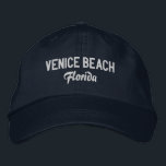 Venice Beach Florida Embroidered Baseball Hat<br><div class="desc">Venice Beach Florida Embroidered Baseball Hat</div>