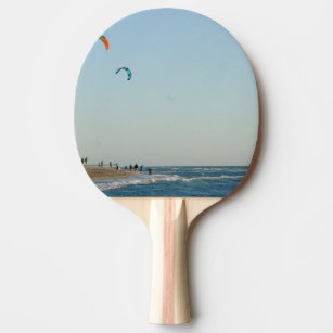 Sand And Water Ping Pong Table Tennis Paddles Zazzle Venice Beach Kite Surfers Ping Pong Paddle