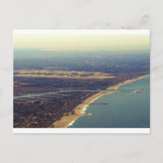 Venice Beach, Marina del Rey, LAX Postcard