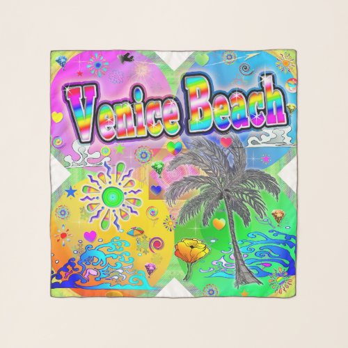 Venice Beach Quadro Seasons Scarf