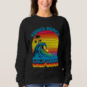 Venice Beach Retro Throwback Surf & Beach Souvenir Sweatshirt
