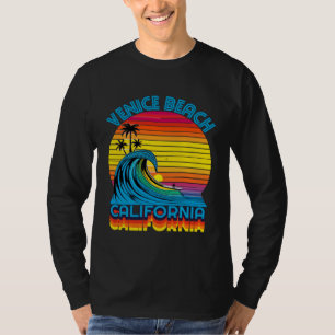 Venice Beach Retro Throwback Surf & Beach Souvenir T-Shirt