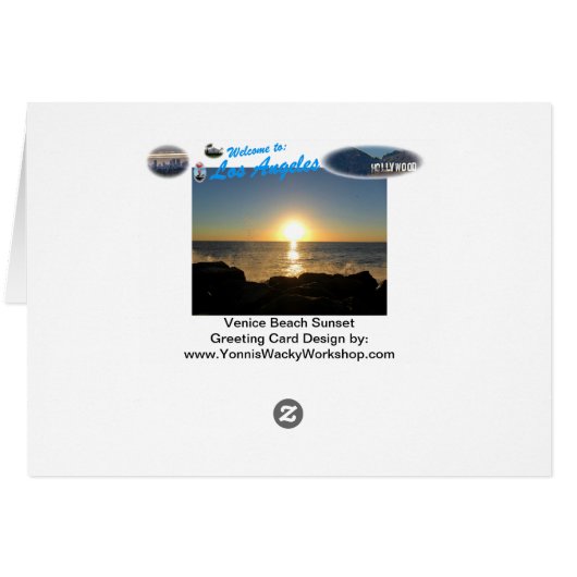 Venice Beach Sunset (Back Horizontal)