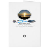 Venice Beach Sunset 2 Cards (Back)