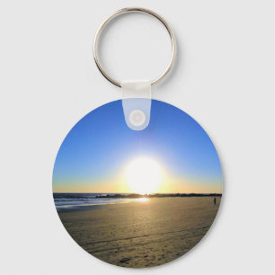 Venice Beach Sunset Keychain