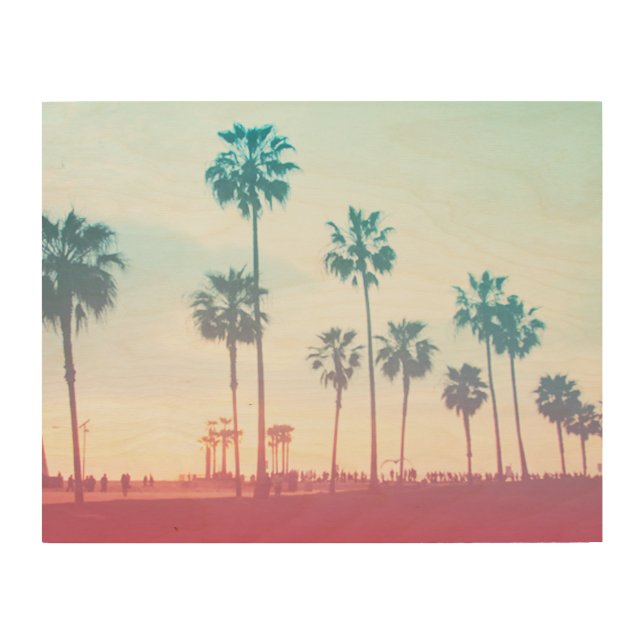 Venice beach wood wall decor (Front)