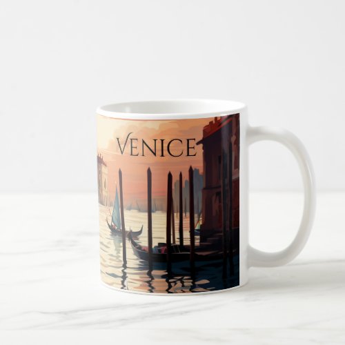 Venice  Beautiful Canal Artwork Coffee Mug