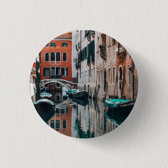 Venice Boats              Button (Front)