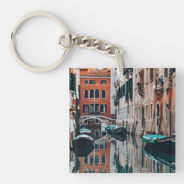 Venice Boats             Keychain (Front)
