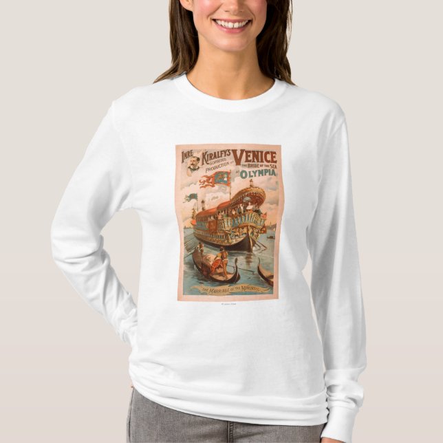 Venice, Bride of the Sea at Olympia Gondolas 3 T-Shirt (Front)