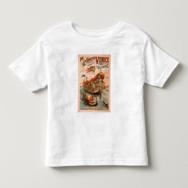 Venice, Bride of the Sea at Olympia Gondolas 3 Toddler T-shirt (Front)