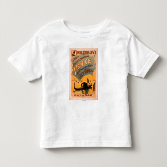 Venice, Bride of the Sea at Olympia Gondolas Toddler T-shirt (Front)