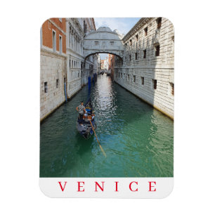 Venice Bridge of Sighs view fridge magnet