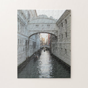 Venice Bridge of Signs Photograph Jigsaw Puzzle