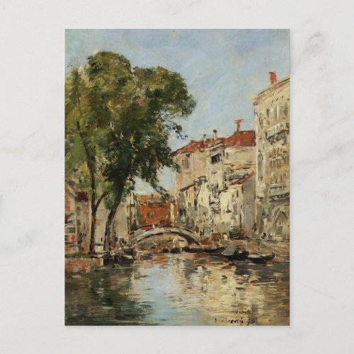 Venice by Eugene Boudin Postcard