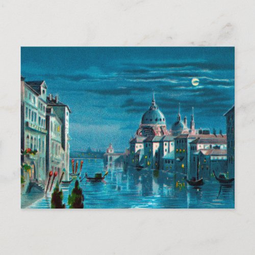 Venice by Moonlight Postcard