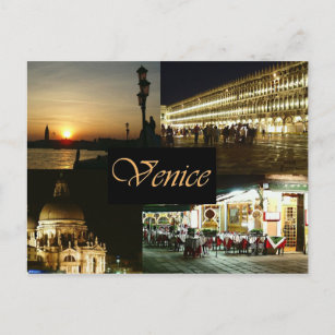 Venice Italy  Personalised Christmas Greetings Card 